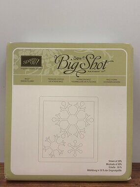 SIZZIX STAMPIN' UP! 127813 BIGZ SNOW FLURRY